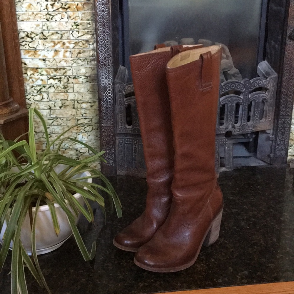Frye Alexis Inside Zip Motorcycle Women Boots 9.5